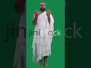 Egyptian man in umrah praying