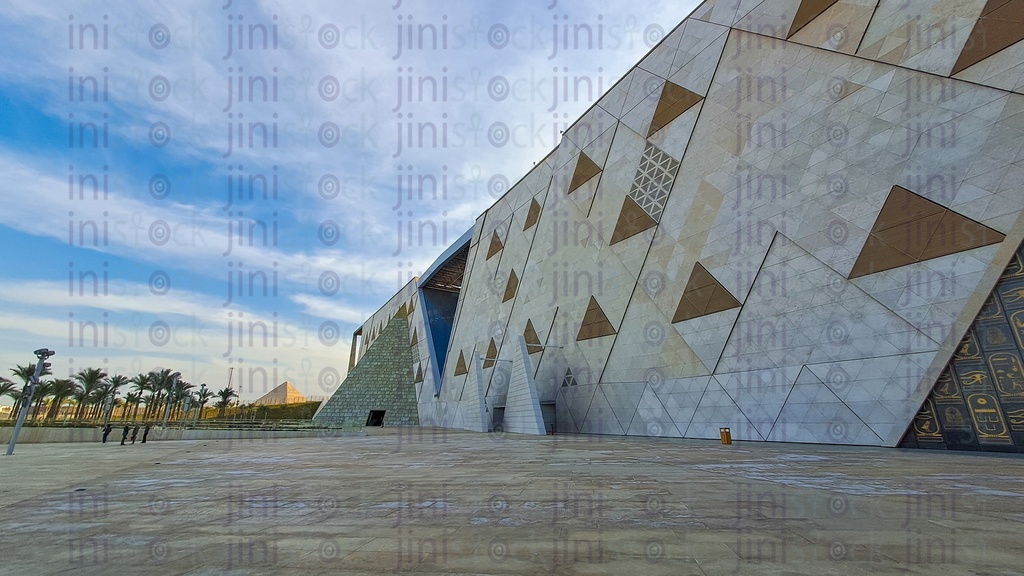 The Grand Egyptian museum in Ramayah, Giza Egypt..المتحف المصرى الكبير من الخارج