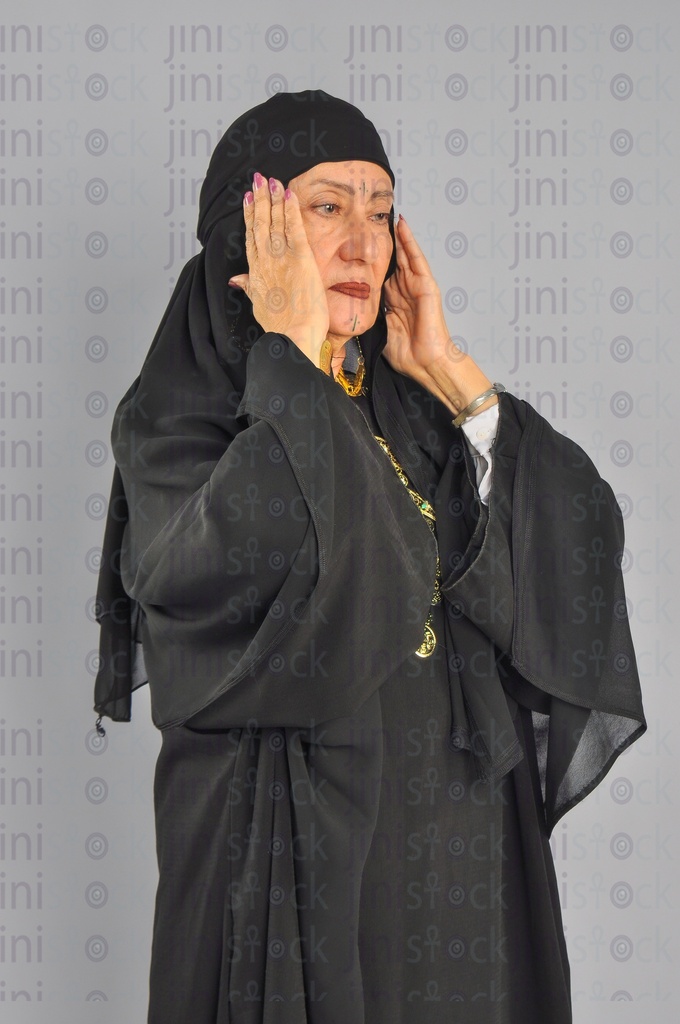 upper Egypt woman has a headache