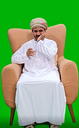 omani khaliji man  arab from gulf with teeth pain sensitivity