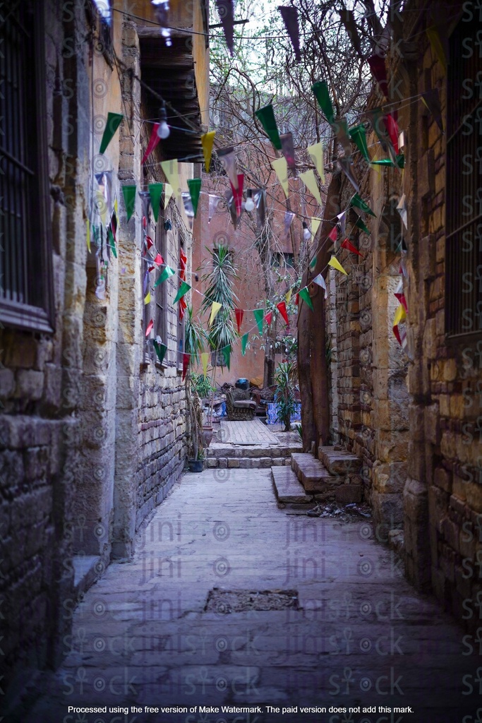 old alley in old cairo