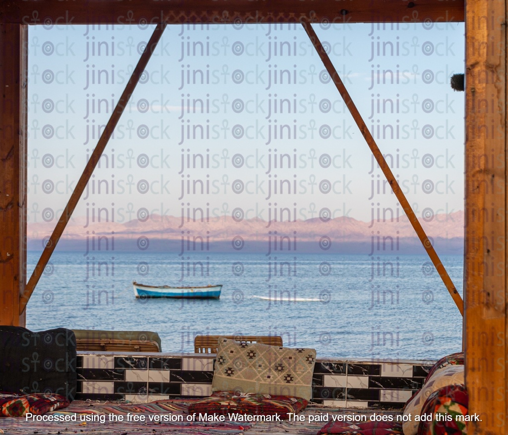 Sinai Mountains from Nuweiba