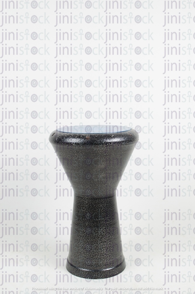 drum placed vertically, facing up