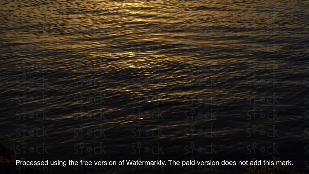 calm and smooth water surface