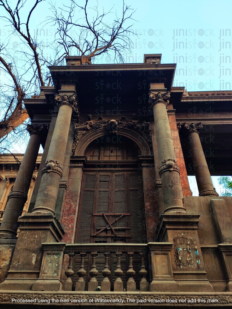 a tall balcony of an old historic palace