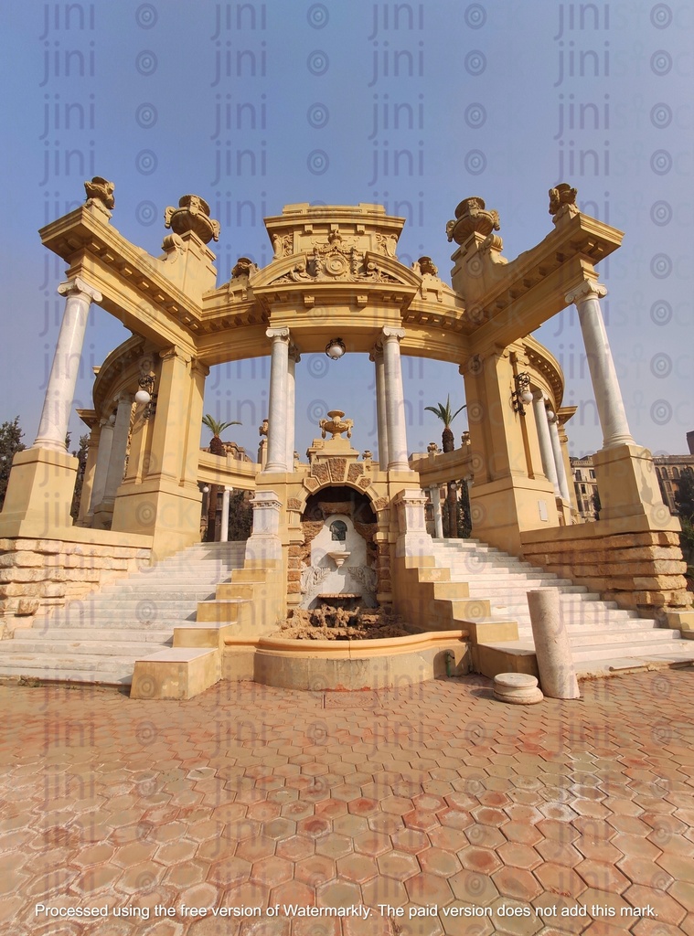 ancient Egyptian structure with stairs