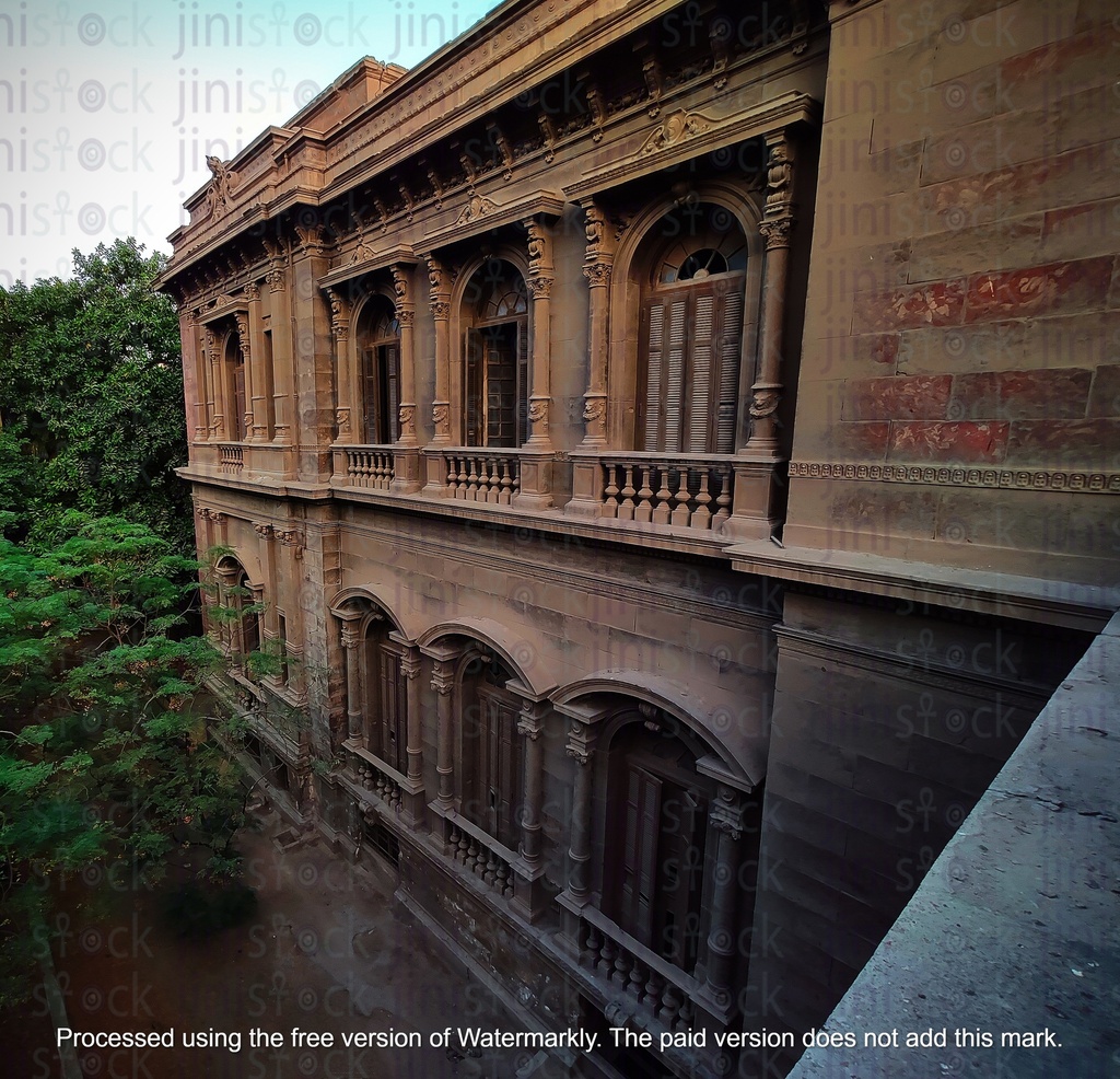 old ancient Egyptian  palace