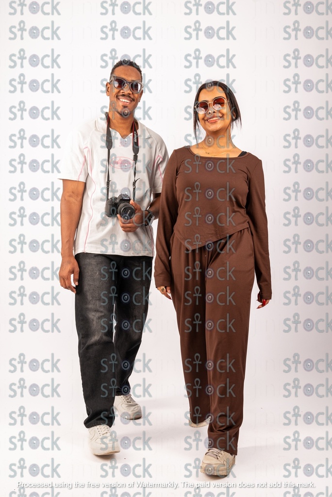 Nubian youth photoshoot in casual clothes