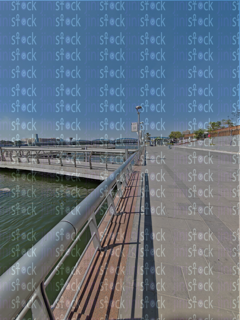 Egyptians' Walkway on a Sunny Day