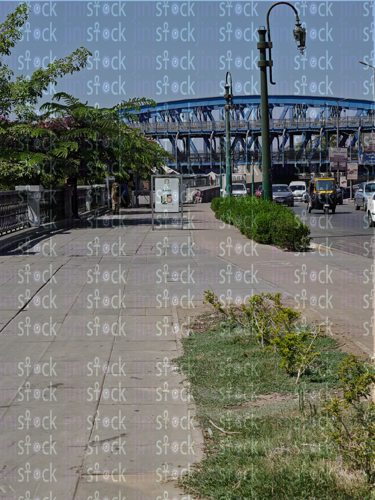 Imbaba Bridge next to Ahl Masr Walkway