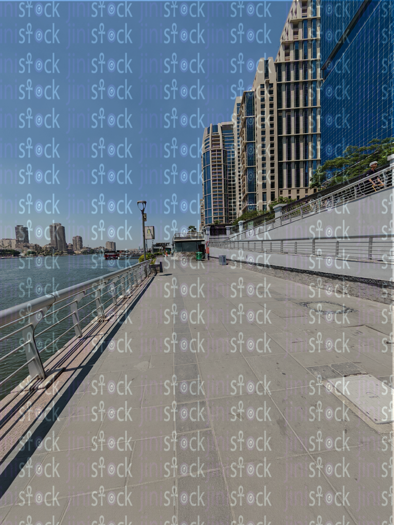 Nile breeze on the walkway