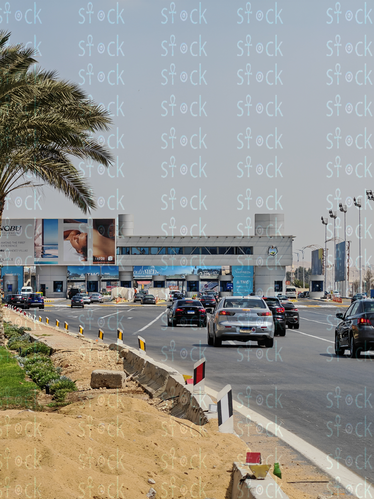 طريق المتحف المصري الكبير الصحراوي  