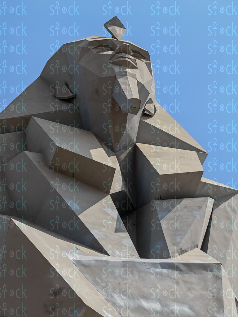 وجه تمثال ضياء عوض الهندسي