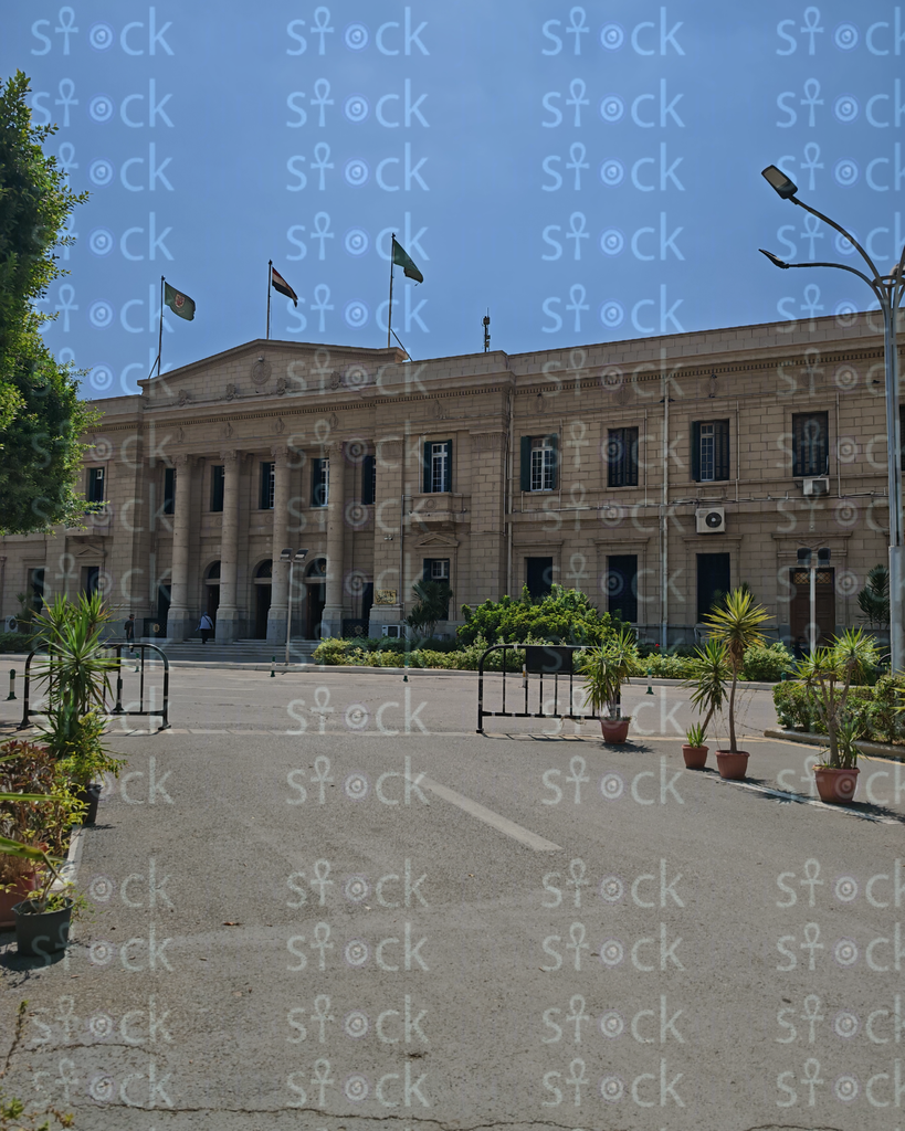 Faculty of Law, Cairo University from a distant perspective
