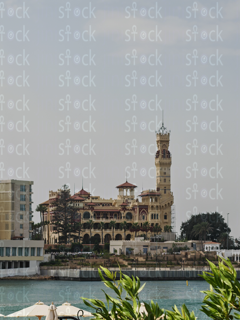 Iconic View of Montaza Palace by the Sea 