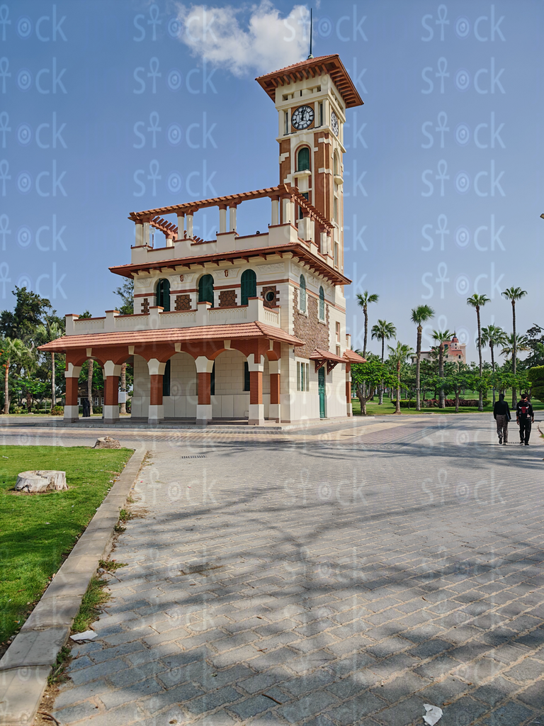 Palace Watchtower under the Clear Blue Sky 