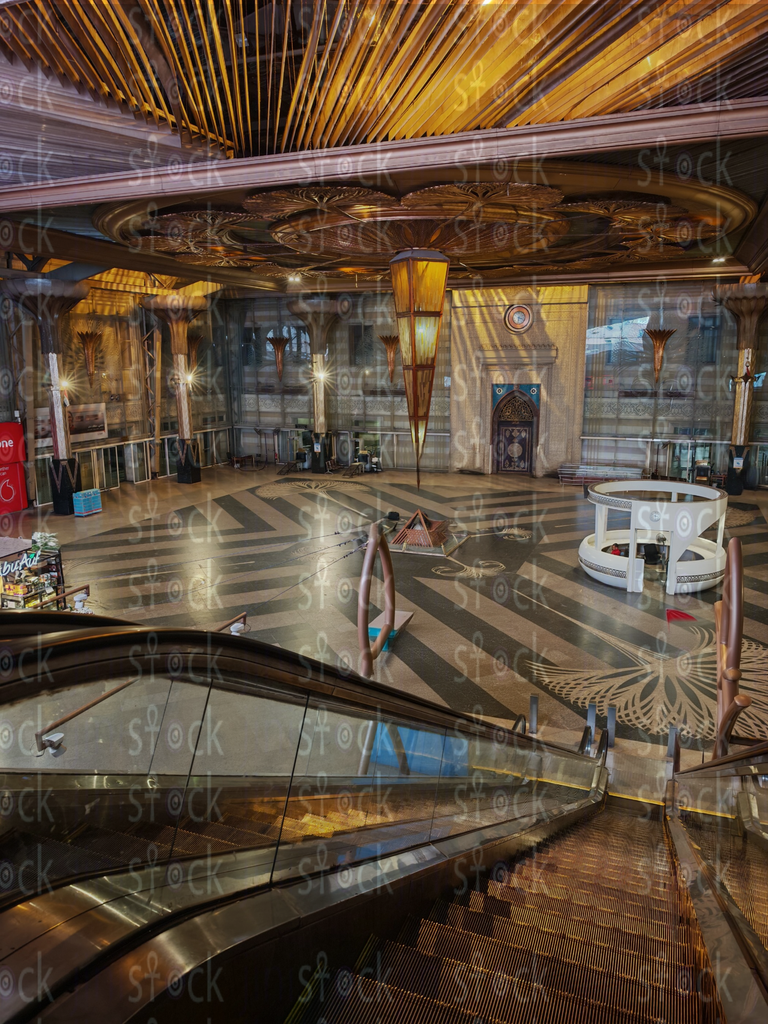 Golden Arches and Mosaic Details – Ramses Station