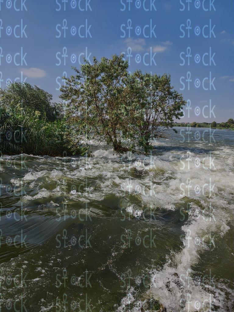 Water Flow Sparkling Under the Sunshine