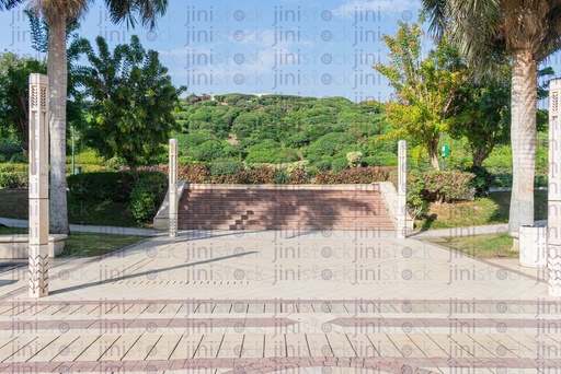 marble hall garden in Azhar park