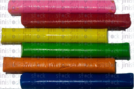 Colored playdough - stock image