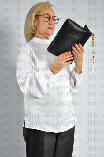 A Christian Egyptian woman reading the Bible