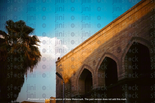 el refaai mosque wall