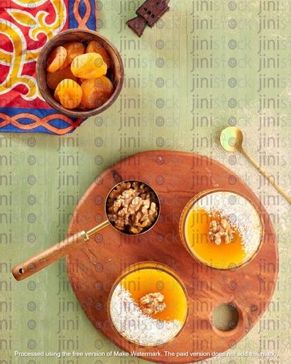 Omar el din Pudding Ramadan dessert 