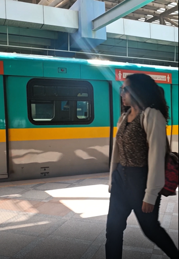 الخط الثالث محطة عدلي منصور الخط الأخضر مترو الأنفاق هيئة المواصلات المصرية