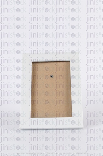 White frame photo frame - front photo