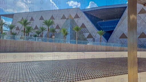 المتحف المصري الكبير بالرميلة، الجيزة مصر من الخارج