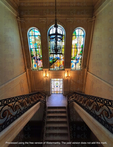stair case inside the palace