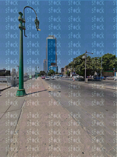 Pictures of the National Bank of Egypt building from a distance 