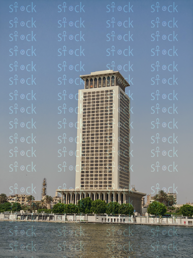 The Egyptian Ministry of Foreign Affairs amidst green spaces and the Nile