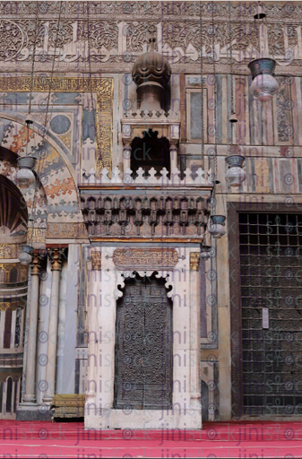 colorful Islamic architecture - stock image