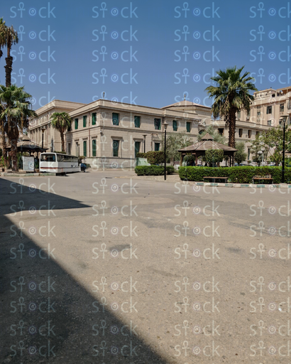 One of the ancient buildings of Cairo University