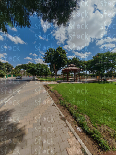 Stone Pathway in Ismailia Corniche Park
