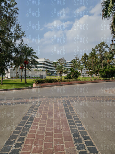  مدخل الفندق الداخلي بقصر المنتزه