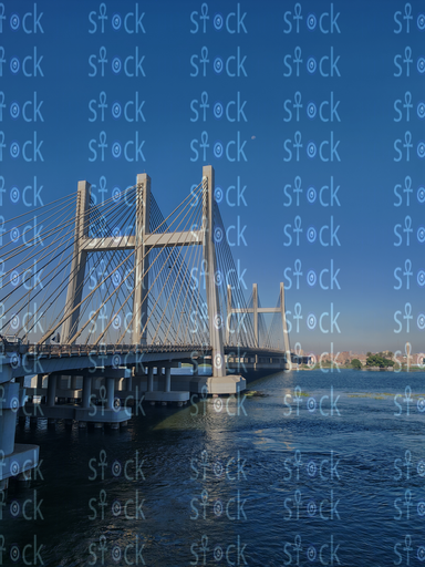 Golden Sunlight on Tahya Misr Bridge