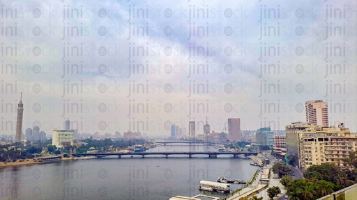 The great Nile River and the touristic attractions of Egypt.the Nile Cornish